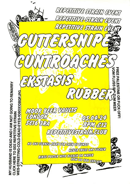 Spinning Flyer for Guttersnipe 05.04.24